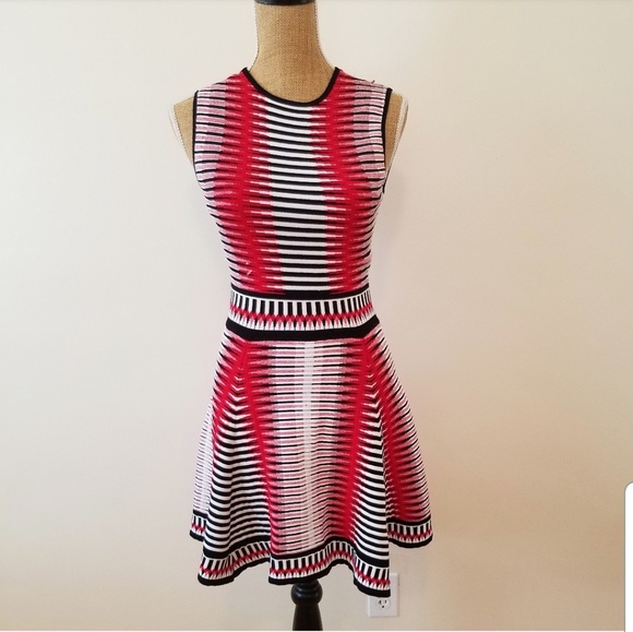 Torn by Ronny Kobo Dresses & Skirts - Torn by Ronny Kobo Malu Red Black Dress